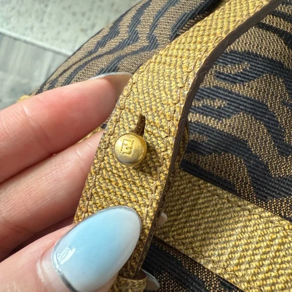 Fendi zebra print backpack - Picture 4 of 14